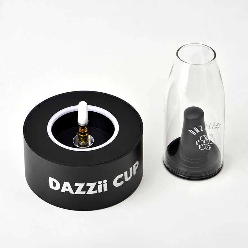 DazzLeaf DAZZii Cup Vaporizer, dazzii cup glass bubbler cup, thc, , wax